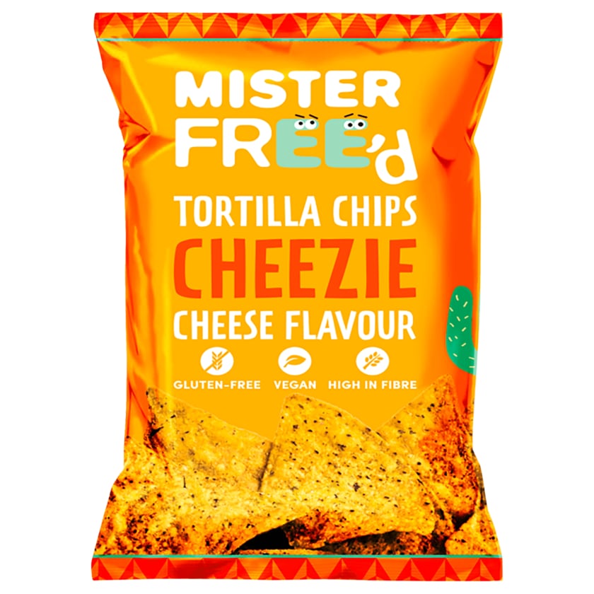 Mister Free'd Tortilla Chips Cheezie Cheese Flavour 135g